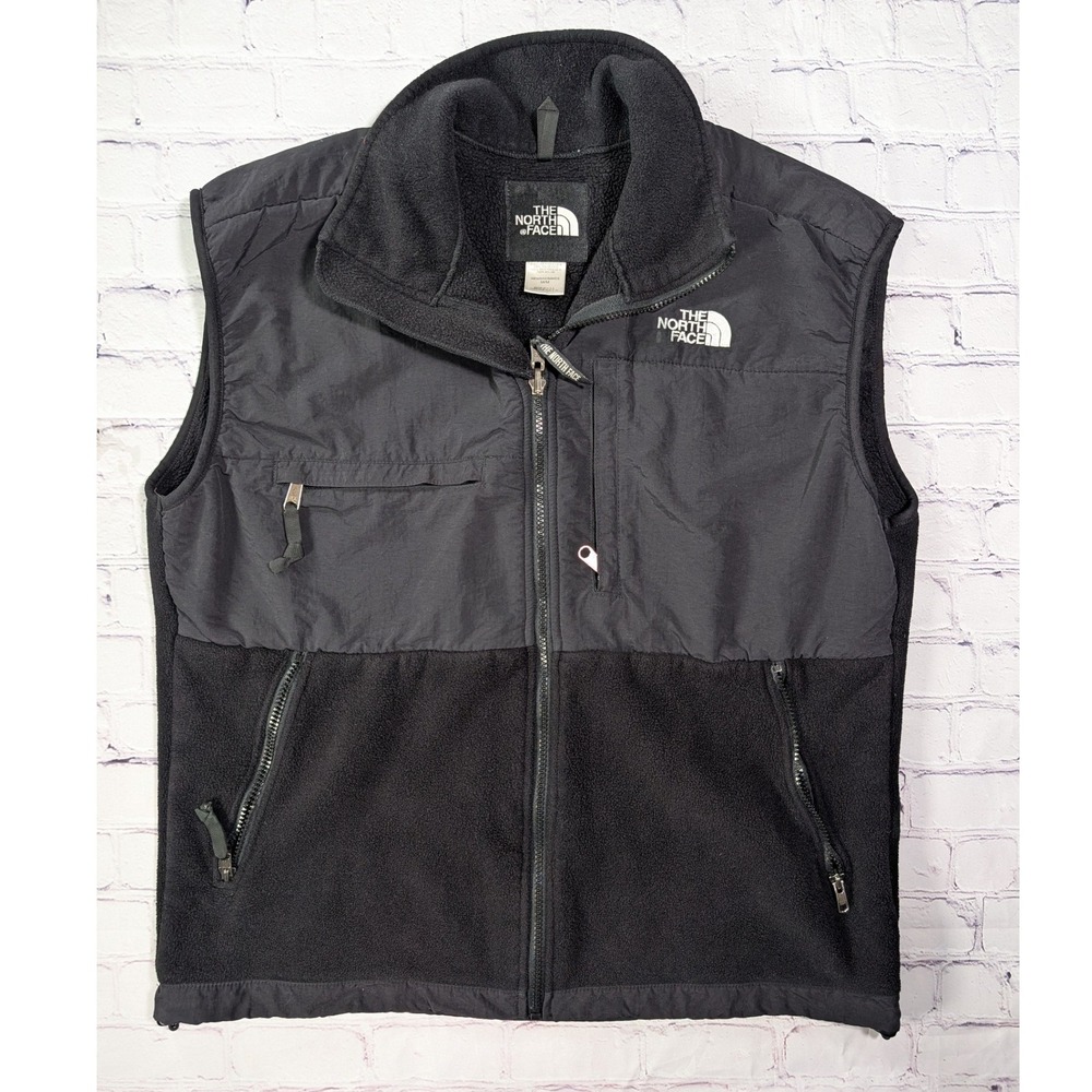The North Face Denali Fleece Vest Mens M Polyester Black USA Made Polartec